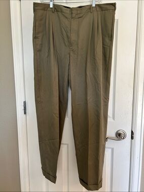 Dress Pants olive green color size 38x30